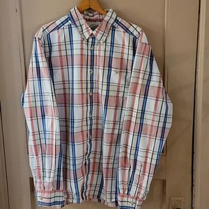 Narragansett Traders Button Down Sz Xl 100% Cotton
